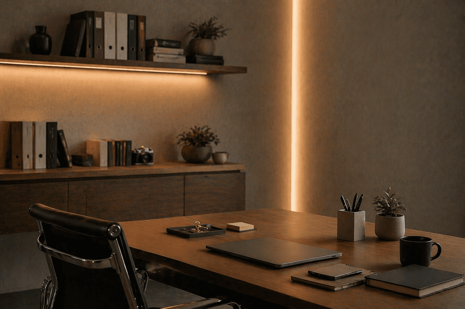 Professional workspace